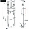 eBP LE Black Double Crown Fork with Silver Stanchions 20" - Image 7