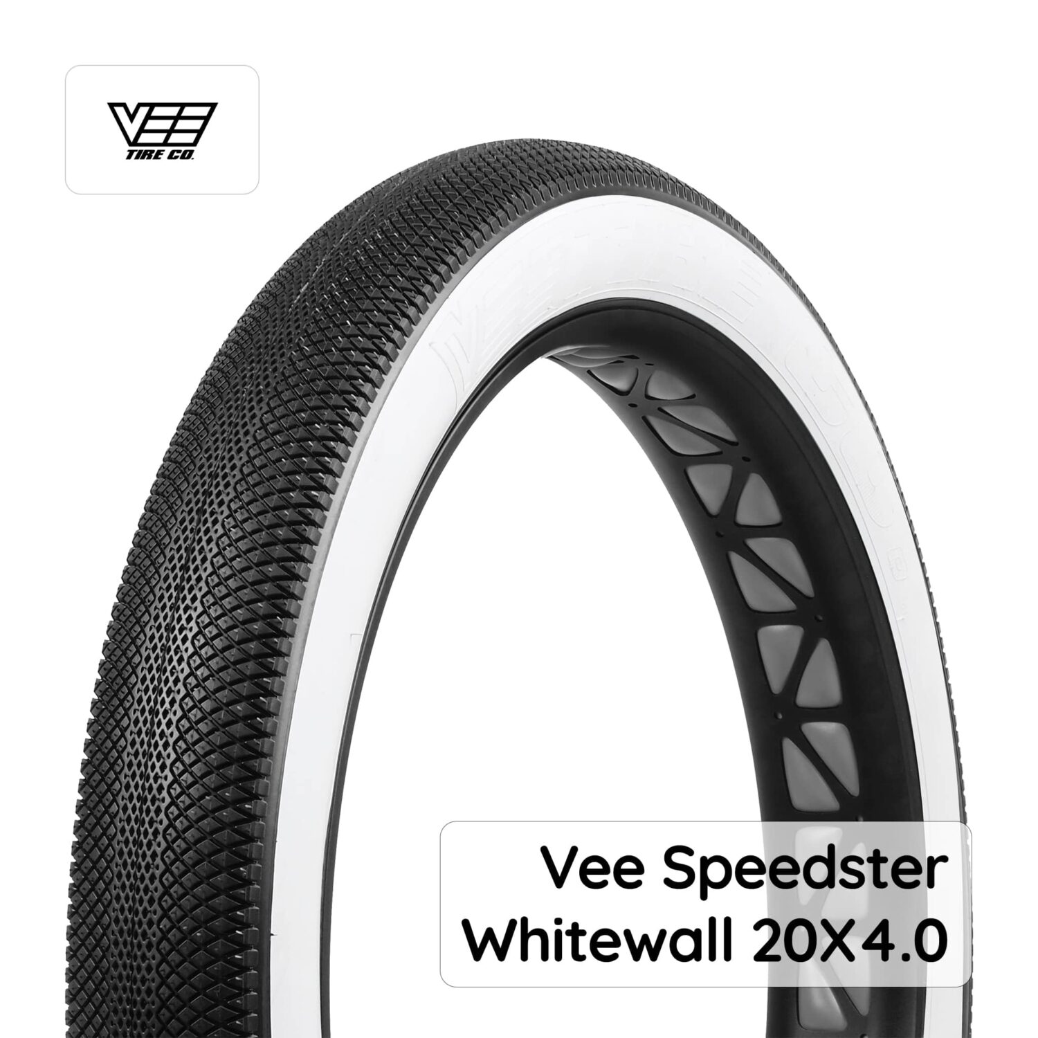 EBP Vee Tire Speedster Whitewall 20" x 4