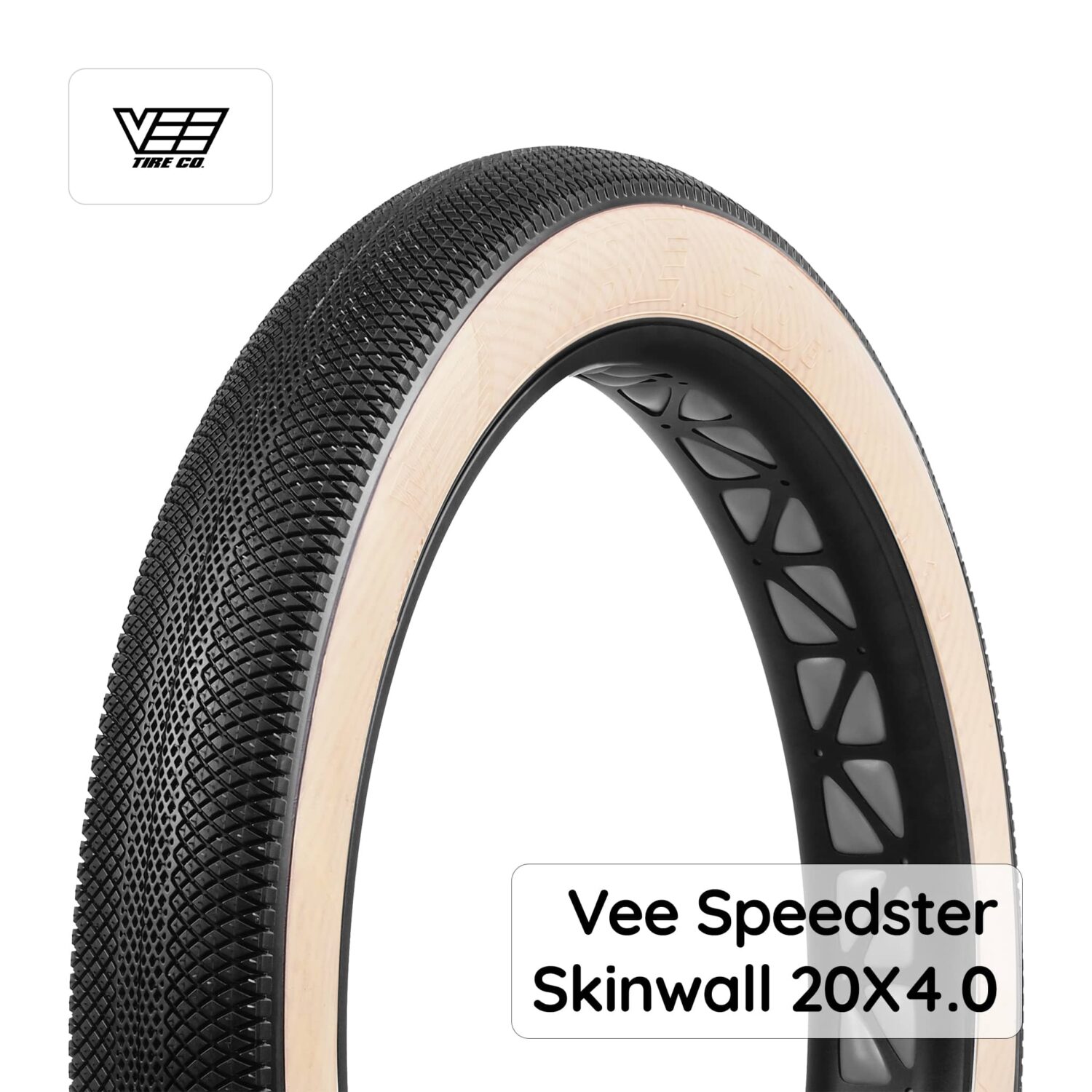 eBP Vee Tire Speedster Natural-wall 20" x 4