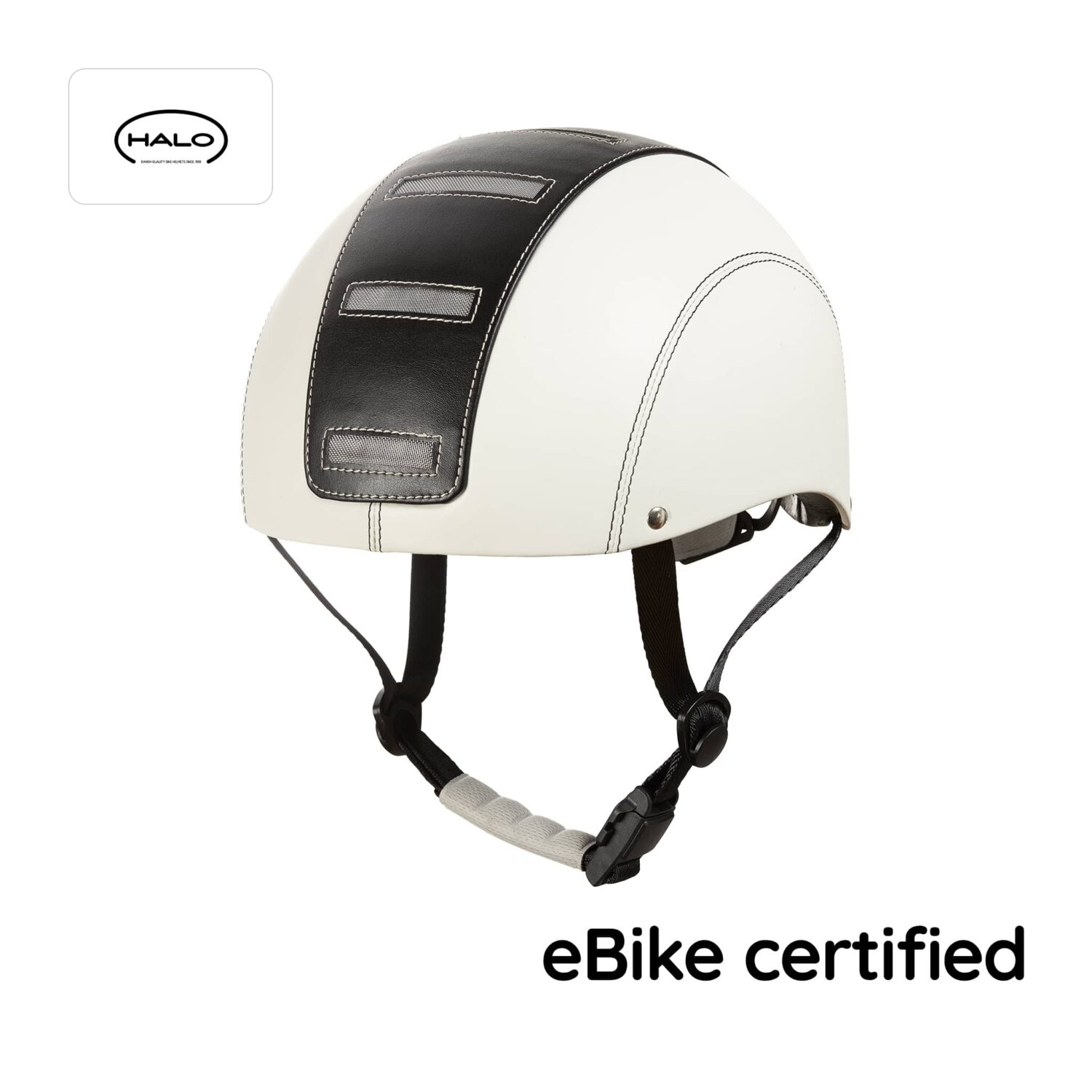 Halo eBike helmet (Cream and Licorice)