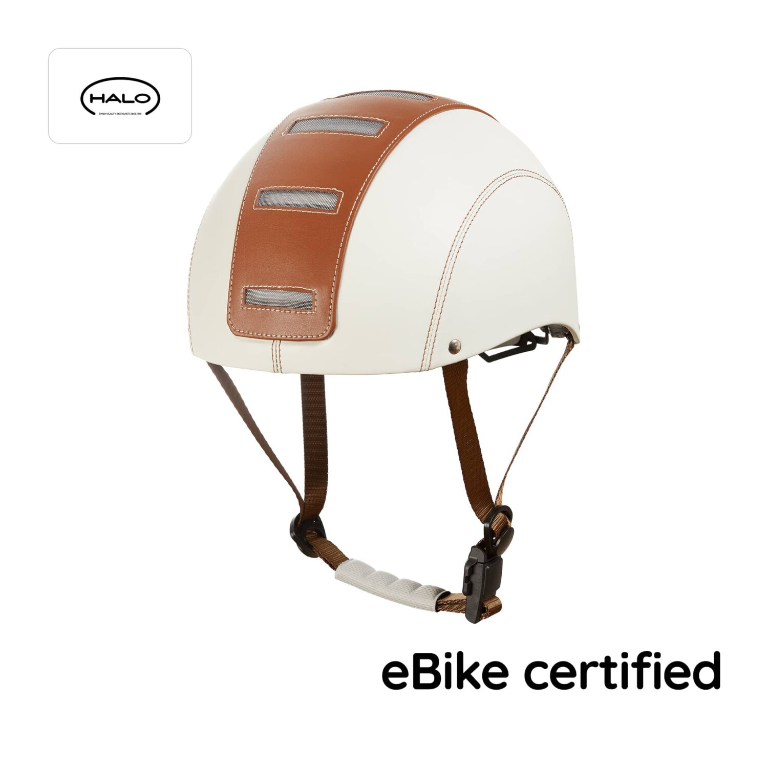 Halo eBike helmet (Cream and Toffee)