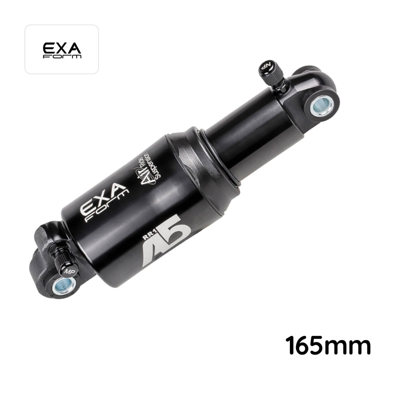 Black Rear Suspension Exa Form RR1- 190 mm