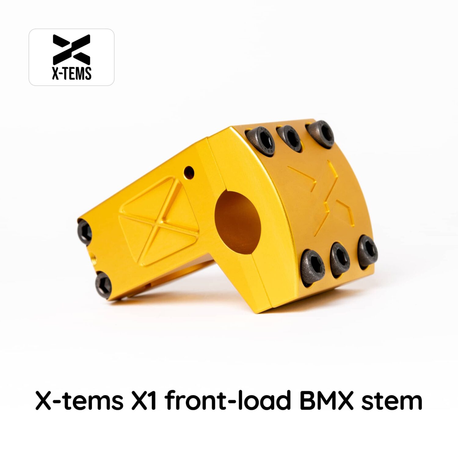 X-Tems X1 BMX Stem (Bright Gold)