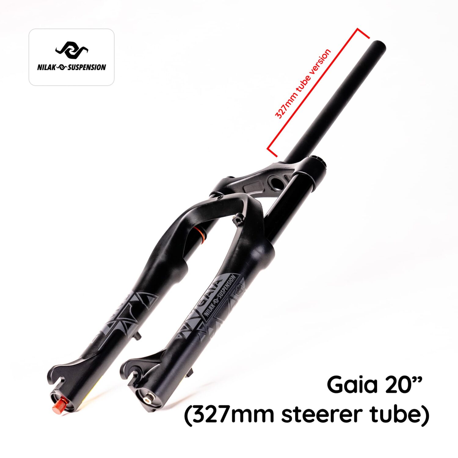 NiLak-GAIA-20x4 INCH - Matt Black - XL steerer tube