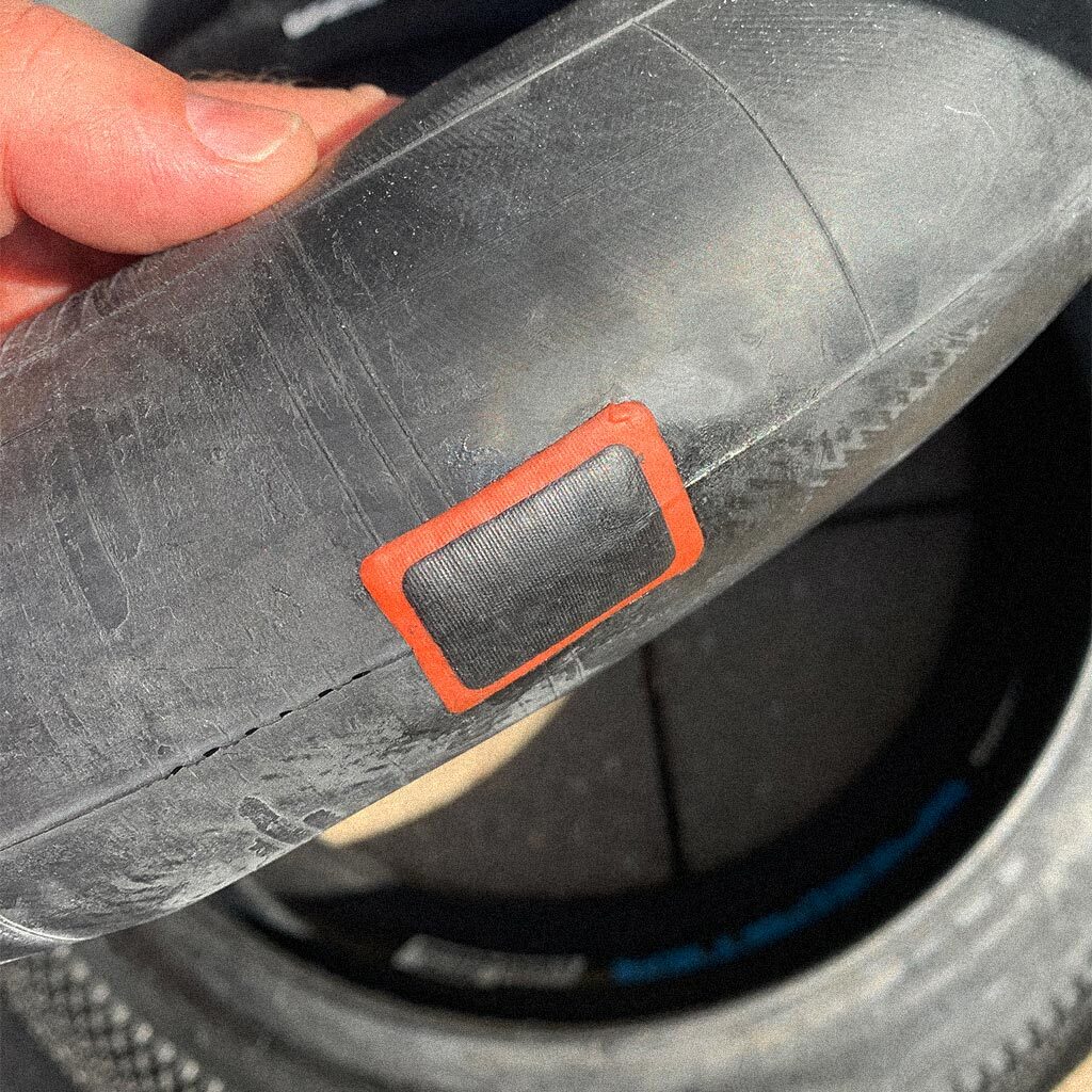 you can patch a fat tire innertube